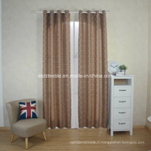 European Prefer Linen Like Jacquard Window Curtain